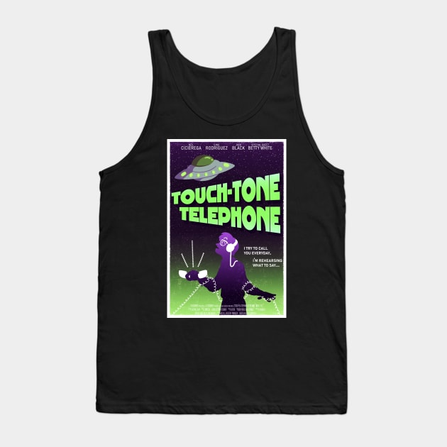 Touch Tone Telephone Poster Tank Top by BurgandyBalloons